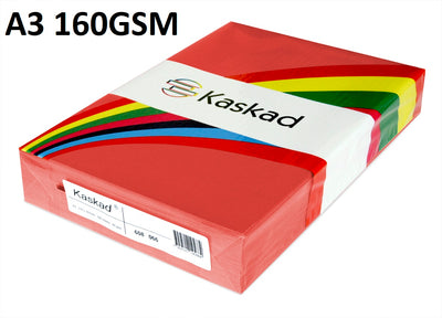 A3 Robin Red - Kaskad 160gsm 250 Sheets