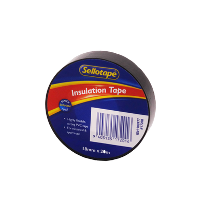Electrical Insulation Black Tape 18mm x 20m