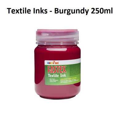 Burgundy 250mL - FAStex Textile Inks