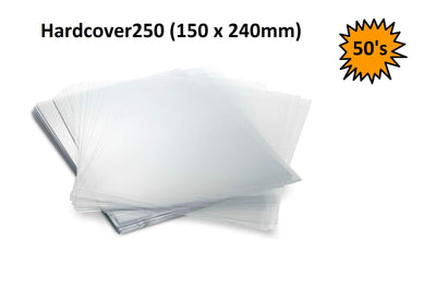 Hardcover 250 micron (150 x 220mm) - 50 Pack