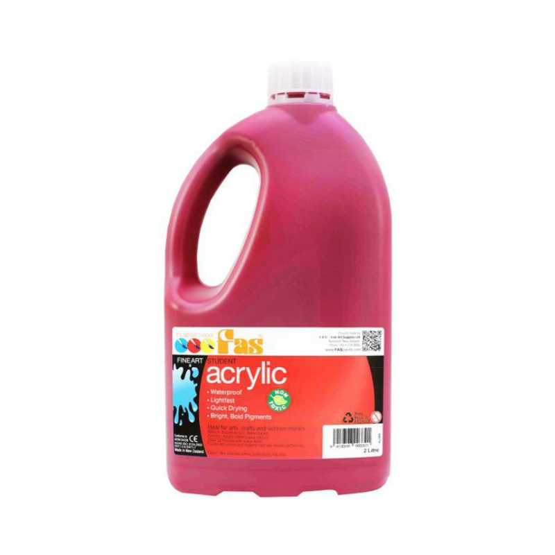 Crimson Red 2L - FAS Student Acrylic Paint