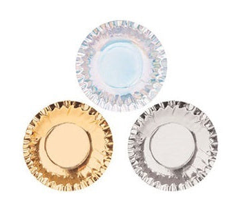 Metallic Paper Plates