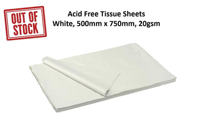 Tissue Paper - 500 x 750mm 20gsm - 1000 Sheets