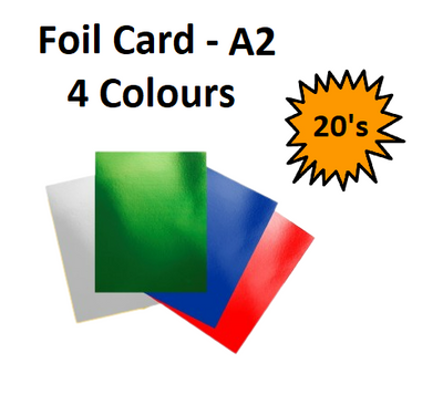 Foil Card - A2 - 20 Sheets