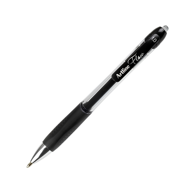 Artline Flow Retractable Gel Pen - Black