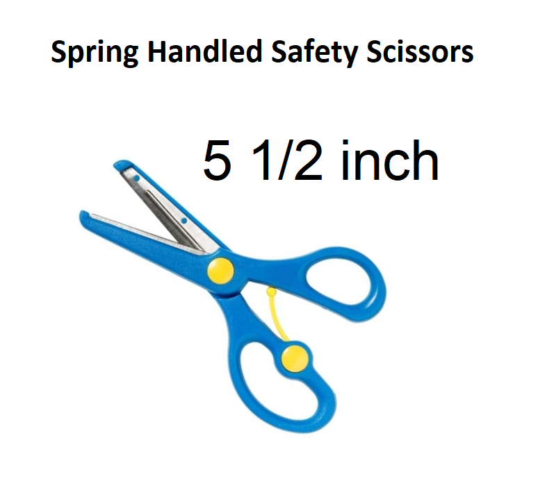 5 inch - Spring Handled Safety Scissors – Educational Essentials Ltd