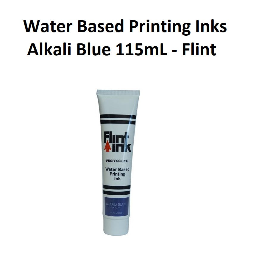 Alkali Blue 115mL - Flint Water Based Printing Inks