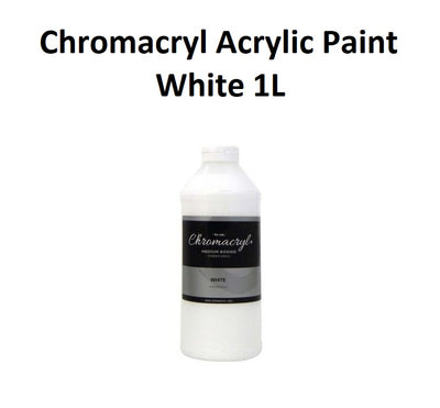 White 1L - Chromacryl Acrylic Paint