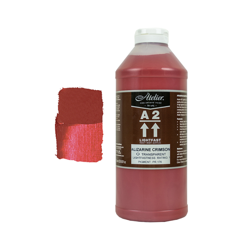 Alizarine Crimson 1L - Chroma A2 Acrylic Paint