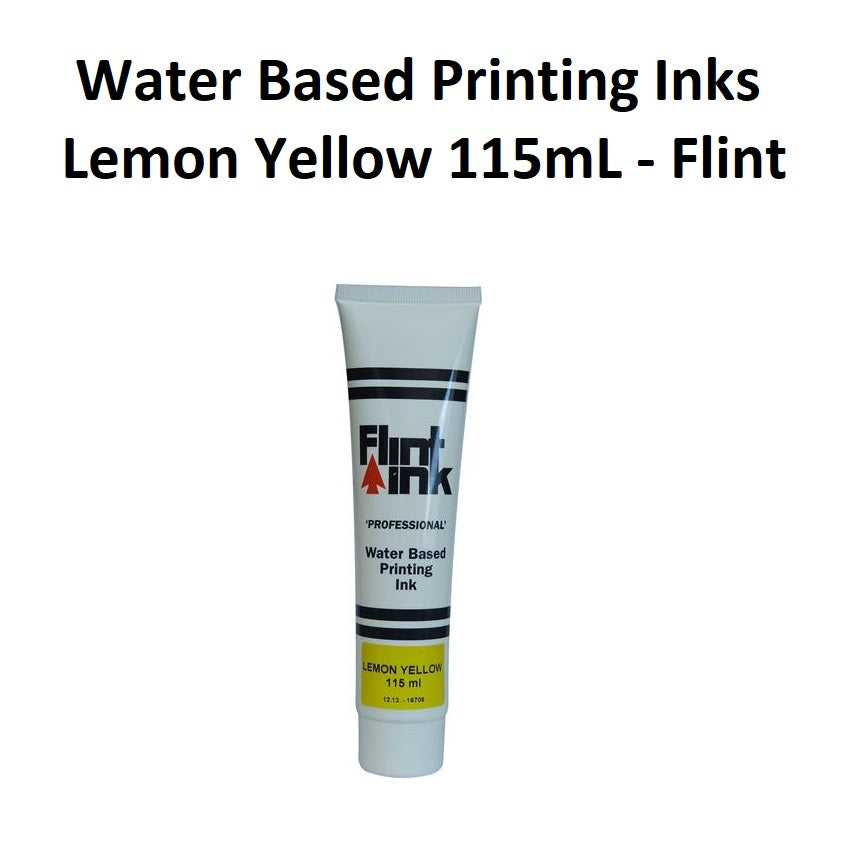 Lemon Yellow 115mL - Flint Water Based Printing Inks