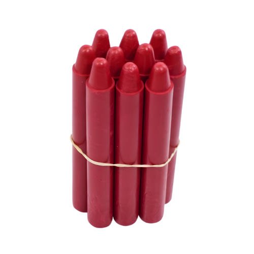 Red Hard Wax Crayon