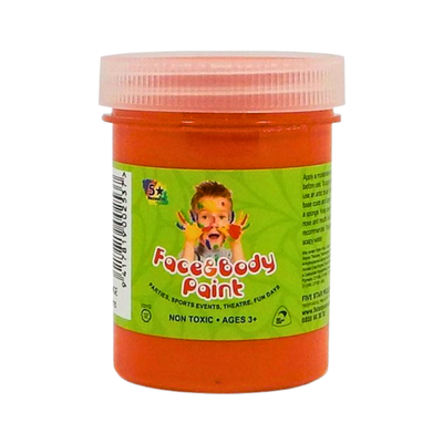 Orange 125ml - Five Star Face Paint