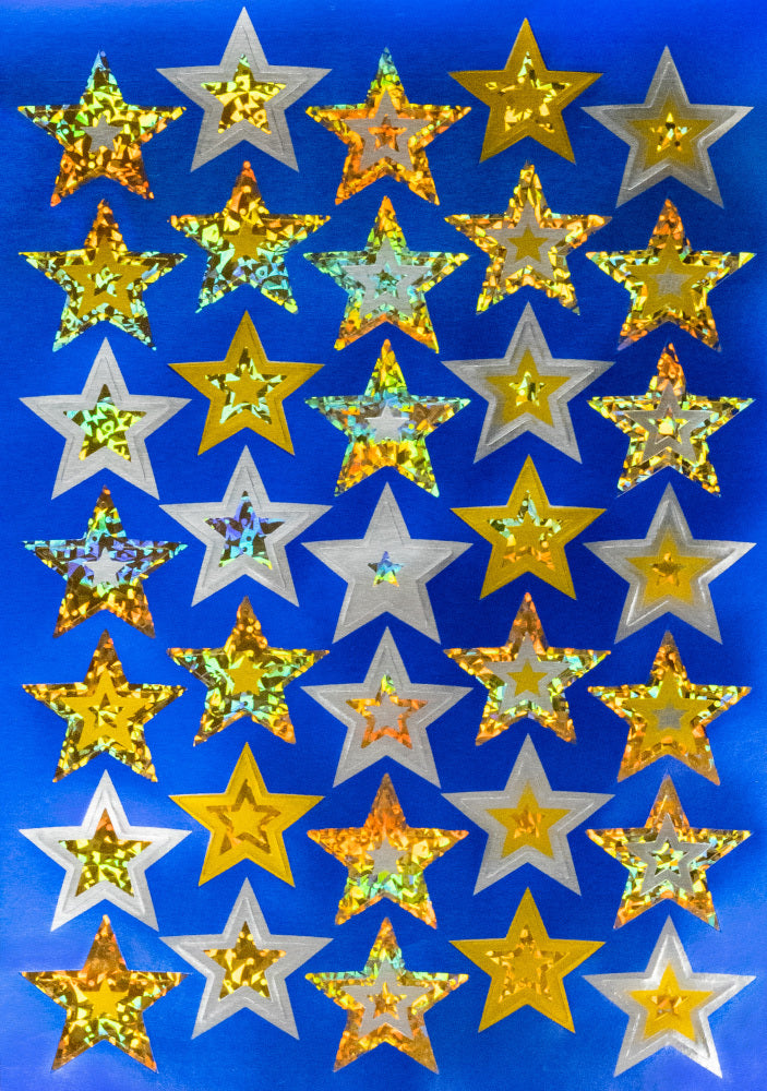Gold Stars - Foil Merit Stickers (Pack of 105)