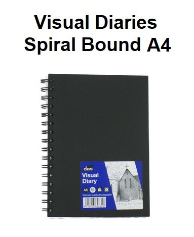Visual Diaries - Spiral Bound A4