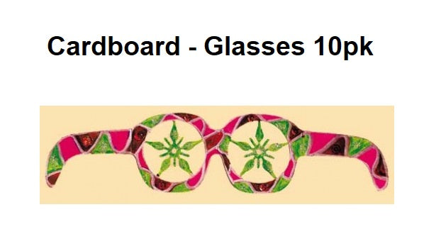 Cardboard - Glasses - Packet 10