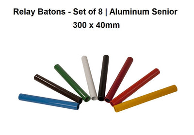 Relay Batons - Set of 8 | Aluminum Senior