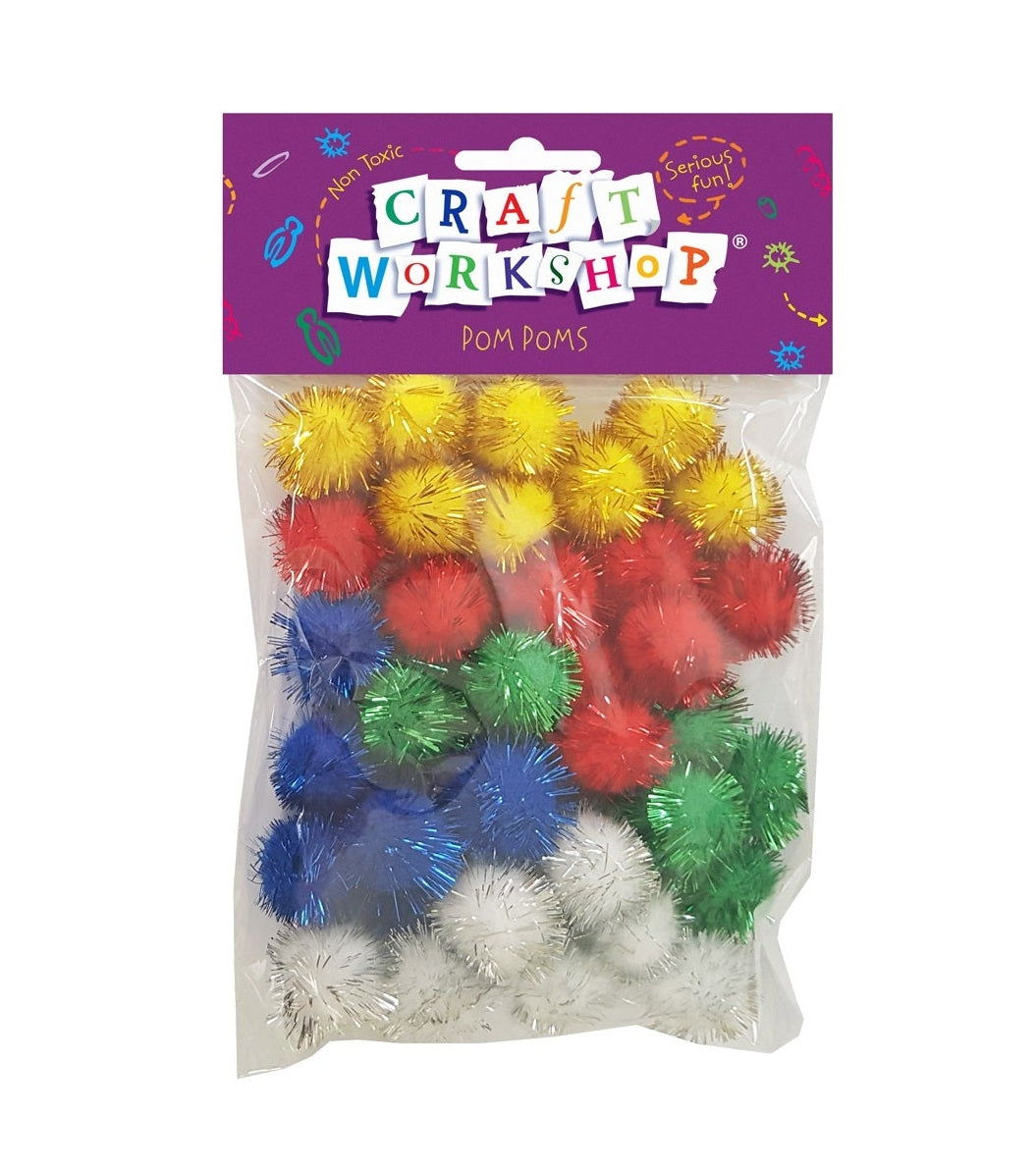Glitter Pom Poms