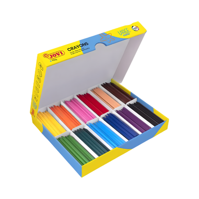Jovi Plastic Crayons - Box of 300 (Bright)