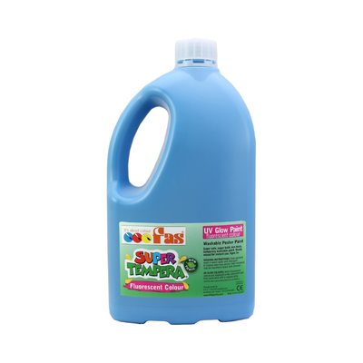 Fluoro Blue 2L - FAS Super Tempera Poster Paint
