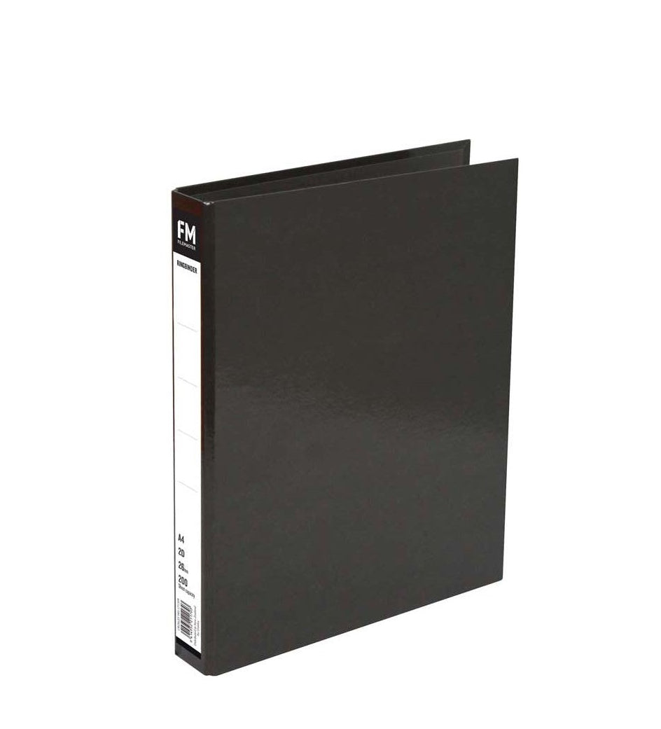 Black A4 Ringbinder