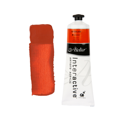 Vermillion 80ml - Atelier Acrylic Paint S2