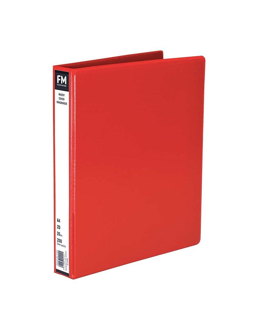 Red A4 Ringbinder