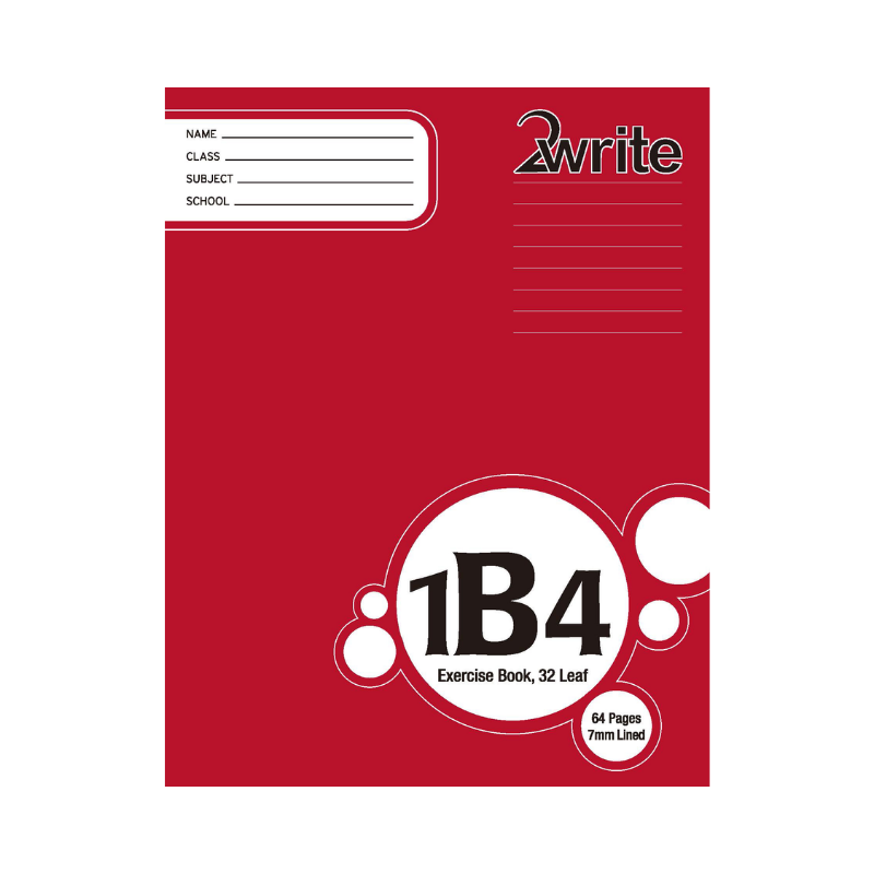 1B4 - Exercise Book - 7mm Lined