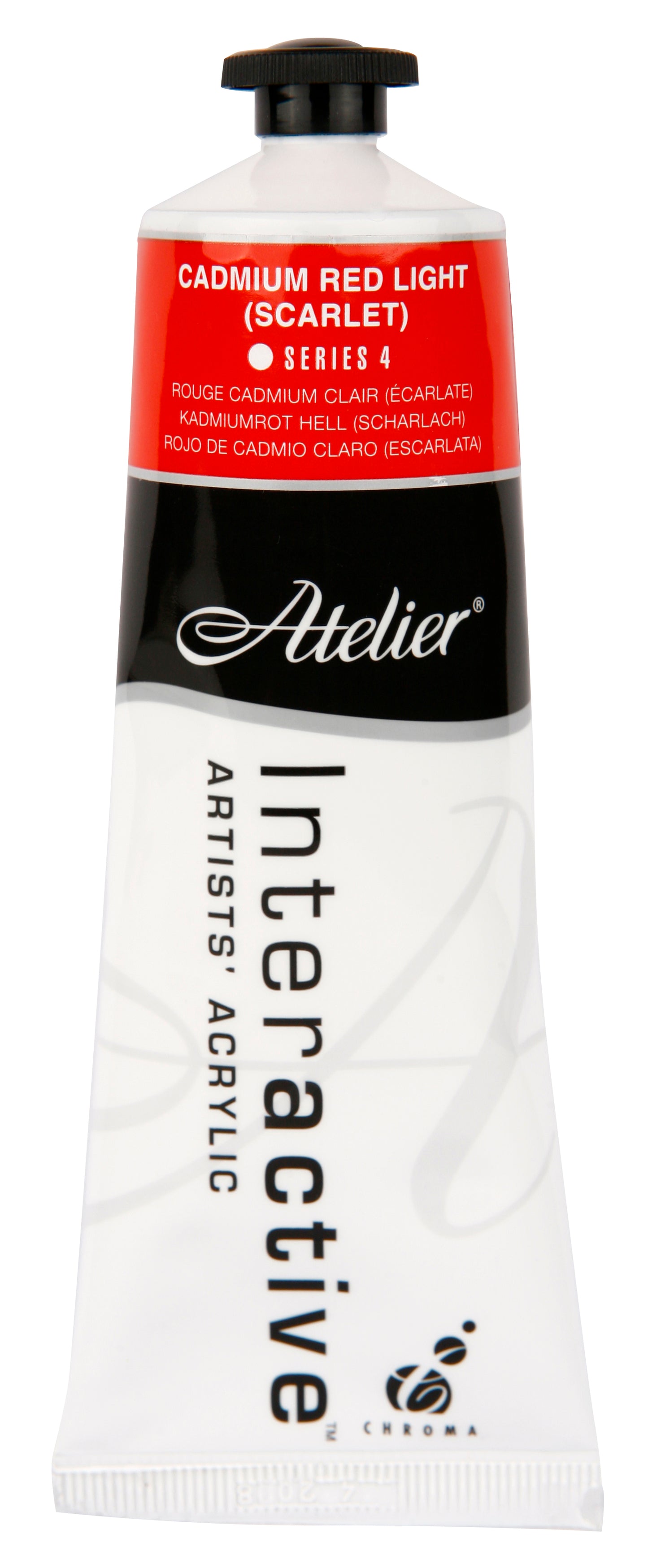 Cadmium Red Light (Scarlet) 80ml - Atelier Acrylic Paint S4