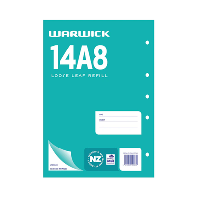 14A8 - A4 Loose Leaf Refill - Blank