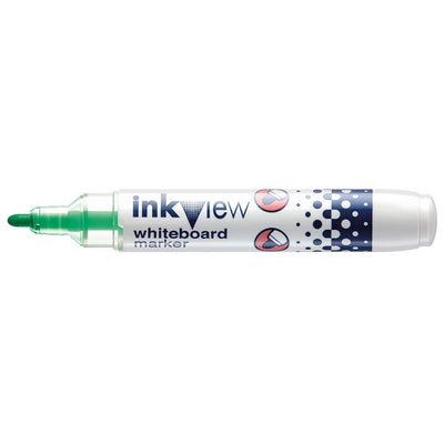 Green - Bullet Tip Uni Inkview Whiteboard Marker