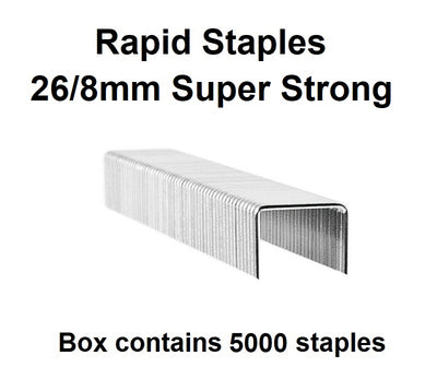 Staples - 26/8mm - Box of 5000
