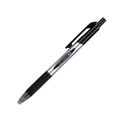 Deli Retractable Ballpoint Pens - Black