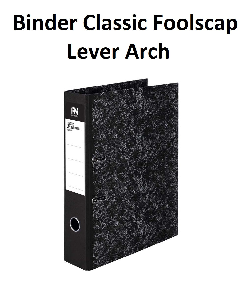 Classic - Foolscap Lever Arch File - Full Arch File