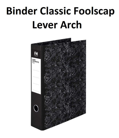 Classic - Foolscap Lever Arch File - Full Arch File
