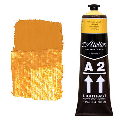 Yellow Oxide 120ml - Chroma A2 Acrylic Paint