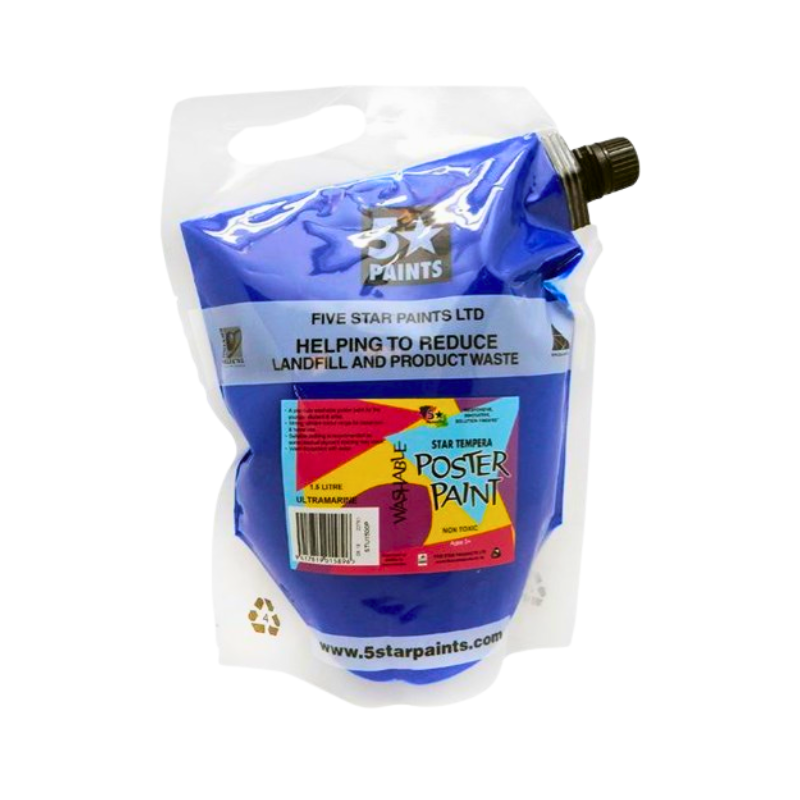 Ultramarine 1.5L - Star Tempera Paint Pouch