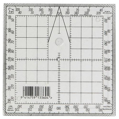 Protractor - Square -13cm