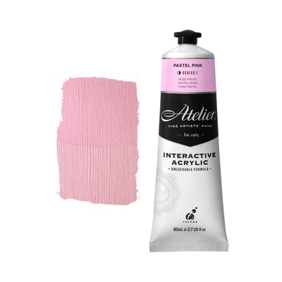 Pastel Pink 80ml - Atelier Acrylic Paint S1