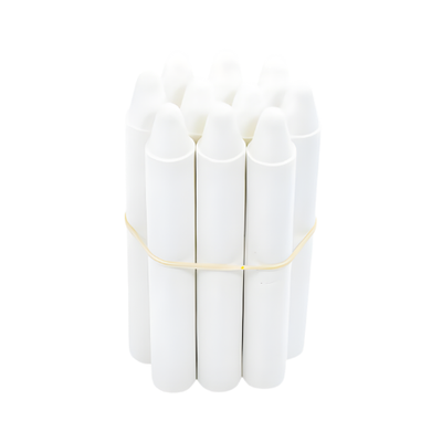 Retsol Hard Wax Crayon - White 10's