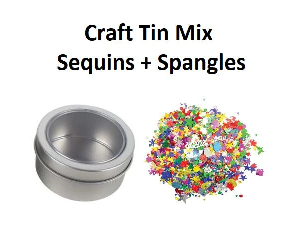 Craft Sequins - Sequins & Spangles Bulk Pack 200g