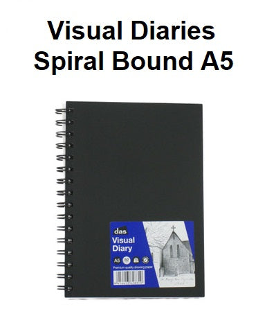 Visual Diaries - Spiral Bound A5
