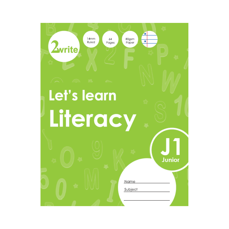 Junior - Let's Learn Literacy J1 - 14mm Lined