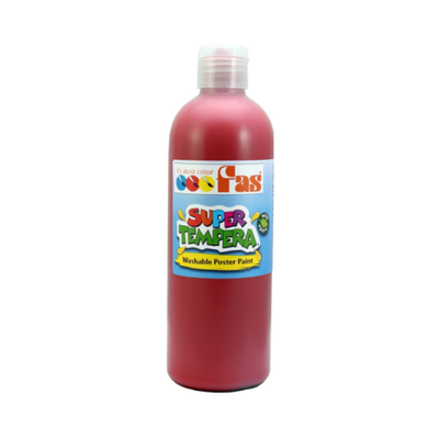 Crimson 500mL - FAS Super Tempera Poster Paint
