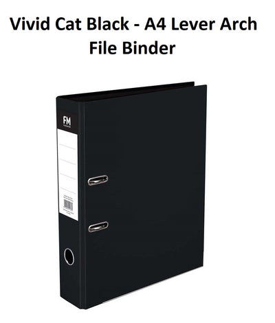 Black - A4 Lever Arch File