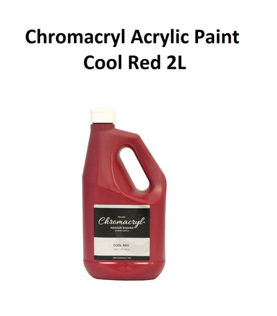 Cool Red 2L - Chromacryl Acrylic Paint