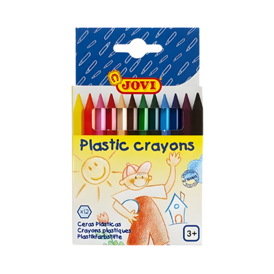Jovi Plastic Crayons - Pack of 12