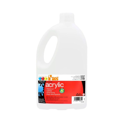 White 2L - FAS Student Acrylic Paint