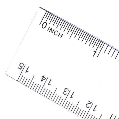 Plastic Rulers 15cm Clear (Taurus)