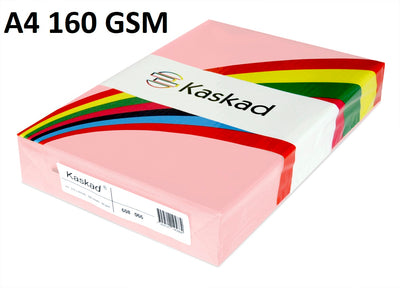 A4 Flamingo Pink - Kaskad 160gsm 250 Sheets