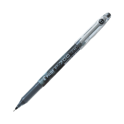 Black - Pilot P700 Gel Pen - Fine Tip